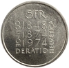 5 франков 1974 год.100 лет Конституции.Швейцария.