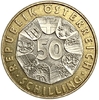 50 шиллингов 1996 год.1000 лет Австрии.Австрия.Биметалл.