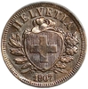 2 раппена 1907 год.Швейцария. 