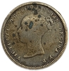 1/2 фартинга 1844 год.Королева Виктория.Медь.