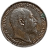 1 фартинг 1906 год.Эдуард VII.Великобритания.Бронза.