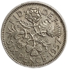6 пенсов 1957 год.Елизавета II.Великобритания. 