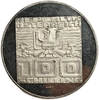 100 шиллингов 1976 год.1000 лет Каринтии.Австрия.Серебро.Proof. 