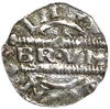 Денар (пеннинг) 1038-1057 год.Бруно III фон Брауншвейг.Маркграфство Фризия (Леуварден).Нидерланды.Серебро.