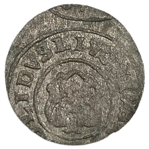 1 солид 1632-1654 год.Королева Кристина.Шведская Ливония.
