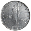 100 лир 1955 год.Папа Пий XII.Ватикан.