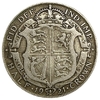 1/2 кроны 1921 год.Георг V.Великобритания.Серебро.
