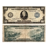 10 долларов США 1914 года.Эндрю Джексона.Банк Нью-Йорк 2-B.Серебряный сертификат.США.Банкнота.