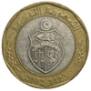5 динар 2002 год.Хабиб Бургиба.Республика Тунис.Биметалл.