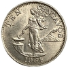 10 сентаво 1964 год.Либерти.Филиппины.