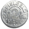 Игровая монета (жетон) 2 марки (Spielgeld).Германия.1920-1930-е гг.Алюминий.