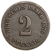 2 пфеннига 1876 год (B).Ганновер.Германия.Медь.