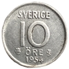 10 эре 1954 год.Густав VI Адольф.Швеция.Серебро.
