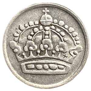 10 эре 1954 год.Густав VI Адольф.Швеция.Серебро.