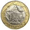 1000 лир 1997-2002 год.Италия.Биметалл.