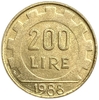 200 лир 1988 год.Италия.  