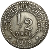 1/2 марки (50 пфеннигов) 1918 год.Город Тильзит.Нотгельд.Германия.