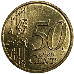 50 евроцентов 2014 год.Латвия.