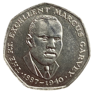 25 центов 1991 год.Маркус Гарви.Ямайка.