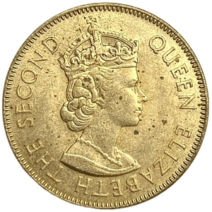 1 пенни 1955 год.Елизавета II.Ямайка. 