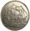 1 песо 2008 год.Линейный корабль Святого Эрменегильдо.Куба.