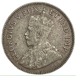 50 центов (1/2 шиллинга) 1922 год.Лев.Георг V.Британская Восточная Африка.Серебро.