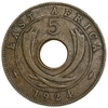 5 центов 1924 год.Георг V.Британская Восточная Африка.