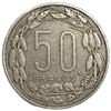 50 франков 1961 год.Антилопы.Центральная Африка.Чад,Габон,Конго.