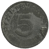 5 рейхспфеннигов 1940 год.Двор B.3 рейх.Германия.