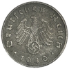 10 рейхспфеннигов 1940 год.Двор D.3 рейх.Германия.  