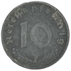 10 рейхспфеннигов 1940 год.Двор A.3 рейх.Германия.       