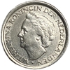 25 центов 1948 год.Вильгельмина.Нидерланды.