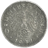 10 рейхспфеннигов 1941 год.Двор A.3 рейх.Германия.     