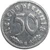 50 рейхспфеннигов 1940 год.Двор G.3 рейх.Германия.    