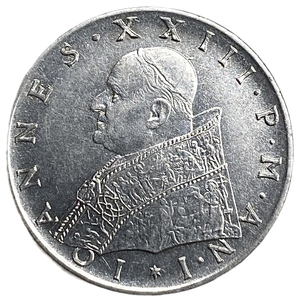 100 лир 1959 год.Папа Иоанн XXIII.Ватикан.