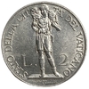 2 лиры 1936 год.Папа Пий XI.Добрый пастырь.Ватикан.