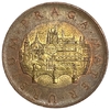 50 крон 2010 год.Карлов мост.Чешская Республика.Чехия.Биметалл.