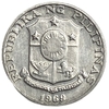 1 сентимо 1969 год.Лапу-Лапу.Герб Филиппин.Филиппины.