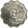 20 центов 2003 год.Голова слона.Король Собхуза II.Свазиленд.Эсватини. 