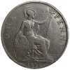1 пенни 1897 год.Королева Виктория.Великобритания.Бронза. 
