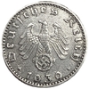 50 рейхспфеннигов 1939 год.Двор E.3 рейх.Германия.  