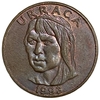 1 сентесимо 1993 год.Вождь Уррака.Панама.