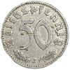 50 рейхспфеннигов 1939 год.Двор J.3 рейх.Германия.   