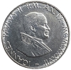 100 лир 1987 год.Папа Иоанн Павел II.Благовещение.Ватикан.