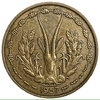 25 франков 1957 год.Антилопа.Французская Западная Африка. 