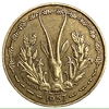 10 франков 1957 год.Антилопа.Французская Западная Африка.  