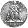 10 лир 1948 год.Папа Пий XII.Милосердие.Ватикан.