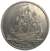 1 песо 2008 год.Линейный корабль Святого Карлоса.Куба. 