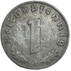 1 рейхспфенниг 1943 год.Двор J.3 рейх.Германия.  