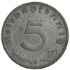 5 рейхспфеннигов 1940 год.Двор E.3 рейх.Германия. 